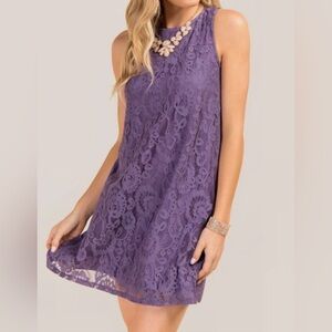 Francesca’s Lace Shift Dress